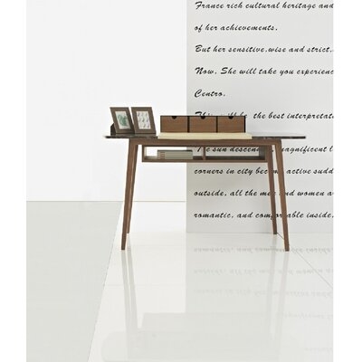 Morant Modern Study Desk, Brown - Image 0