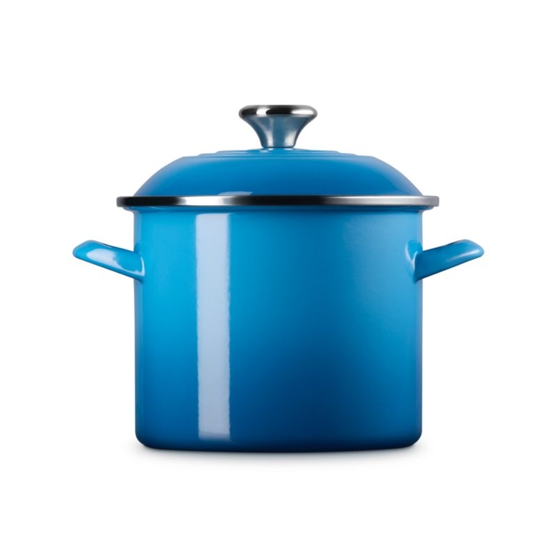 Le Creuset ® 6-Qt. Marseille Enameled Stockpot with Stainless Steel Knob - Image 3