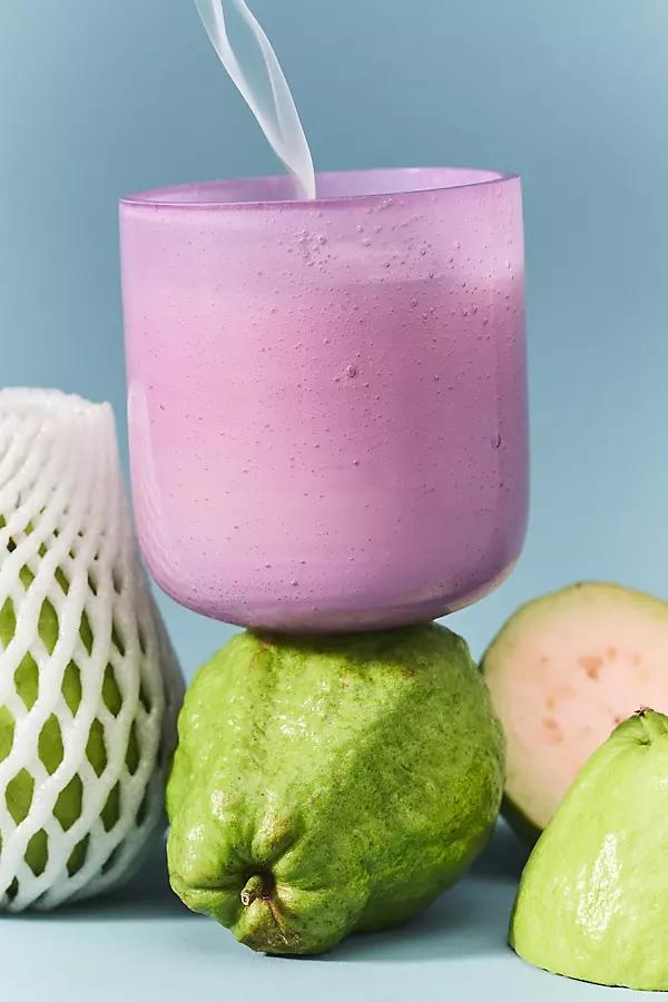 Fruity Hibiscus & Pink Guava Glass Candle - Thumbnail 2