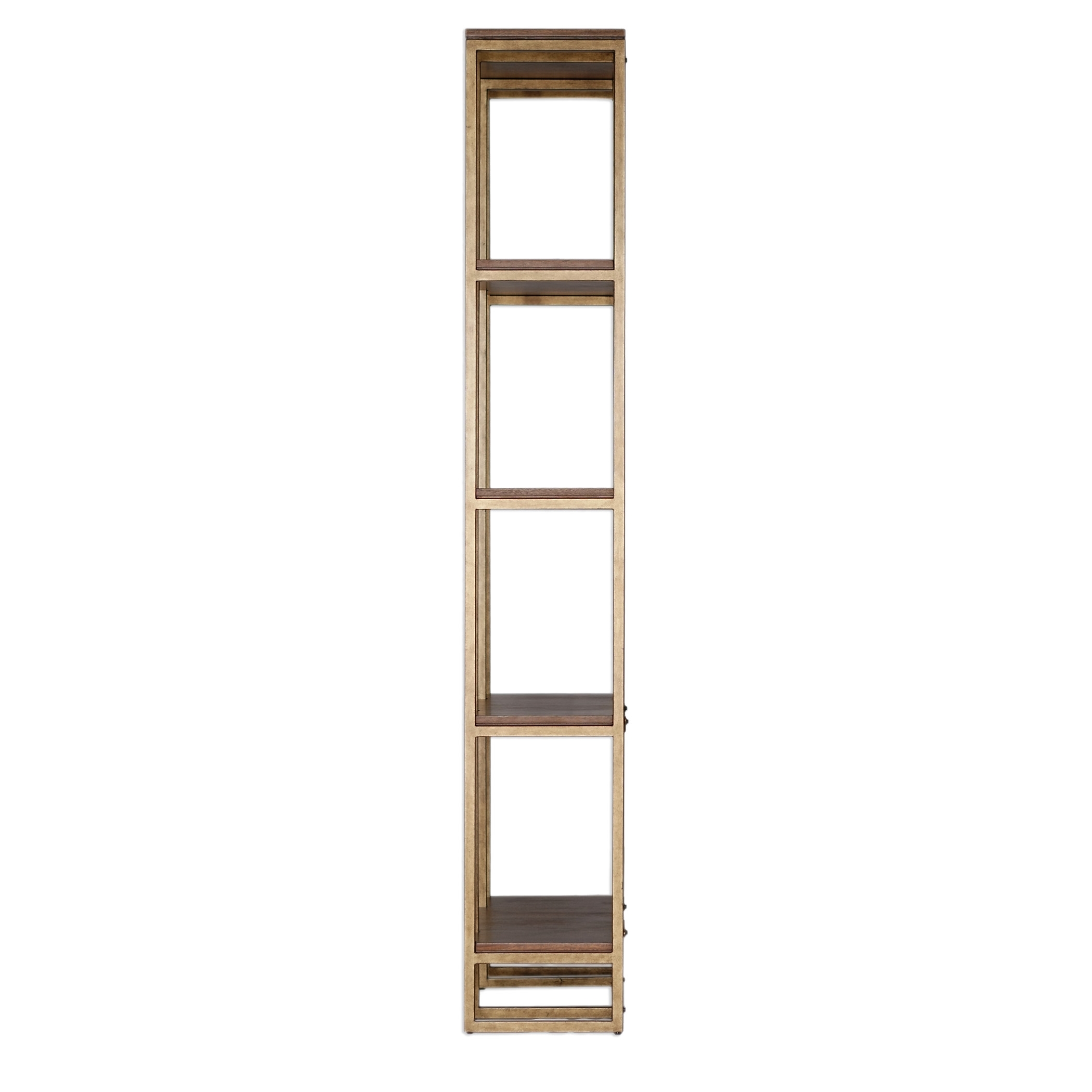 Karishma Antique Gold Etagere - Image 5