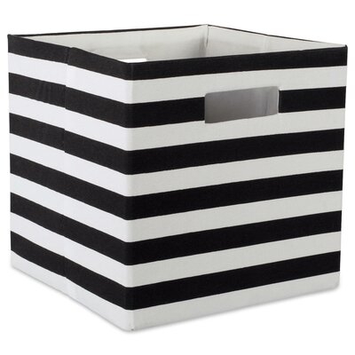 Aevin Cube Stripe Fabric Polyester Bin - Image 0