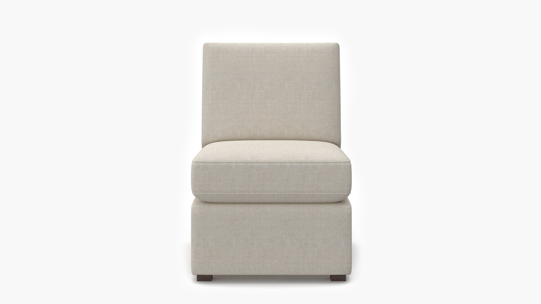 Classic Slipper Chair, Talc Everyday Linen - Image 0