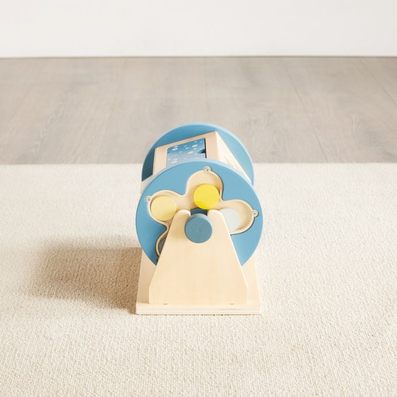 Wonder & Wise by Asweets Wooden Toddler Activity Roller Toy - Image 3