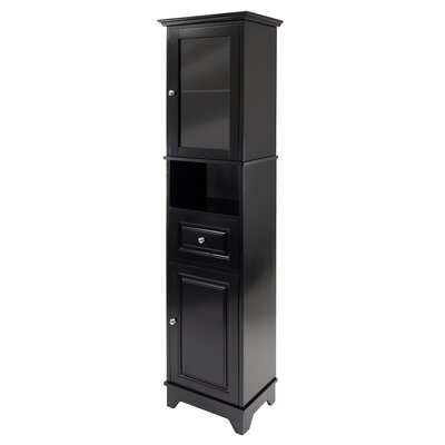 Mattapoisett Tall Cabinet With Glass Door And Drawer - Image 0