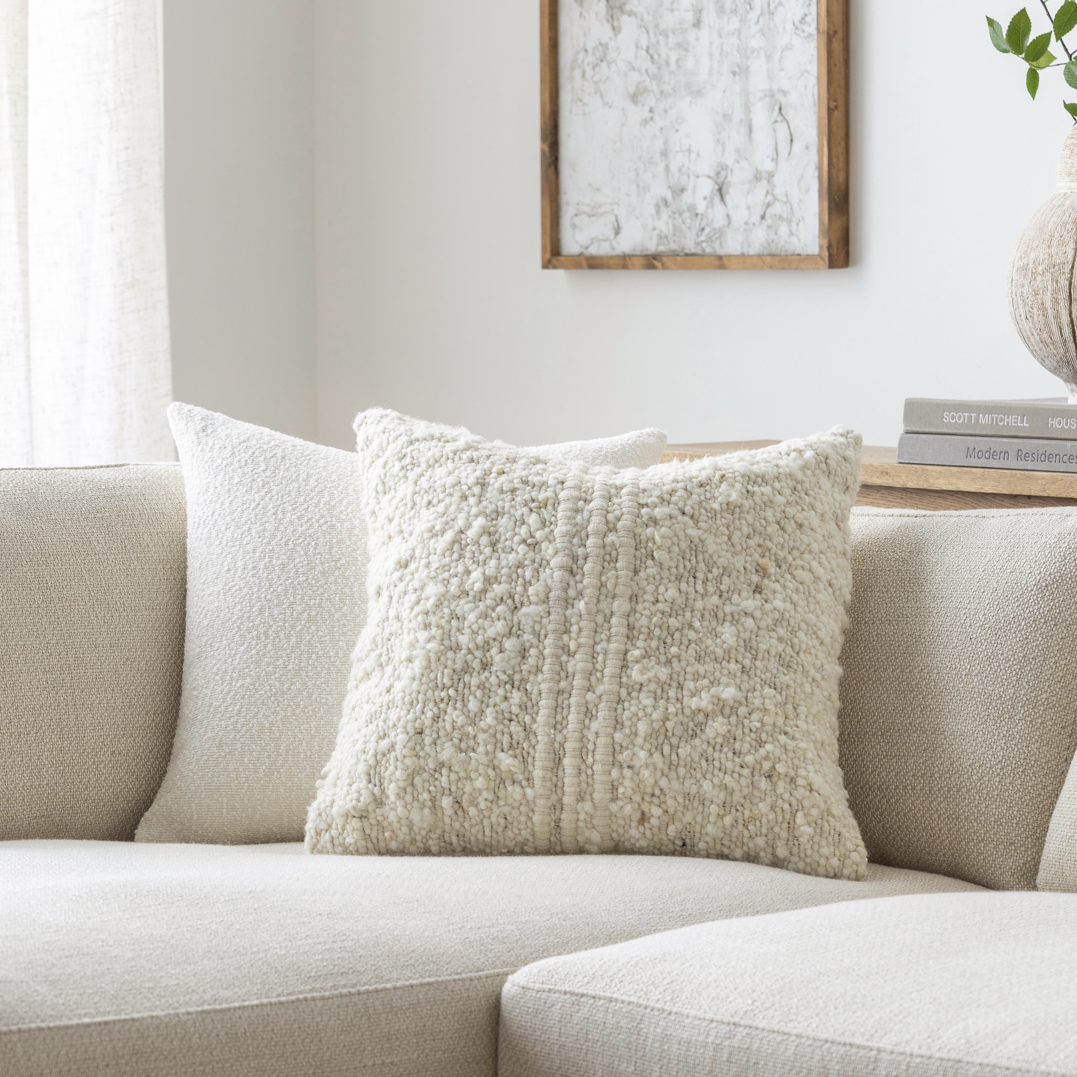 Neutral NEU-001 18"L x 18"W Pillow Cover - Image 1