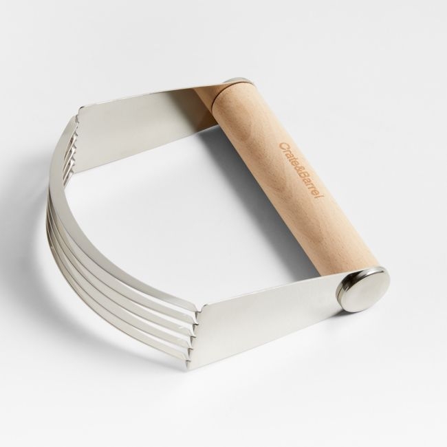 Crate & Barrel Pastry Blender with Beechwood Handle - Image 0