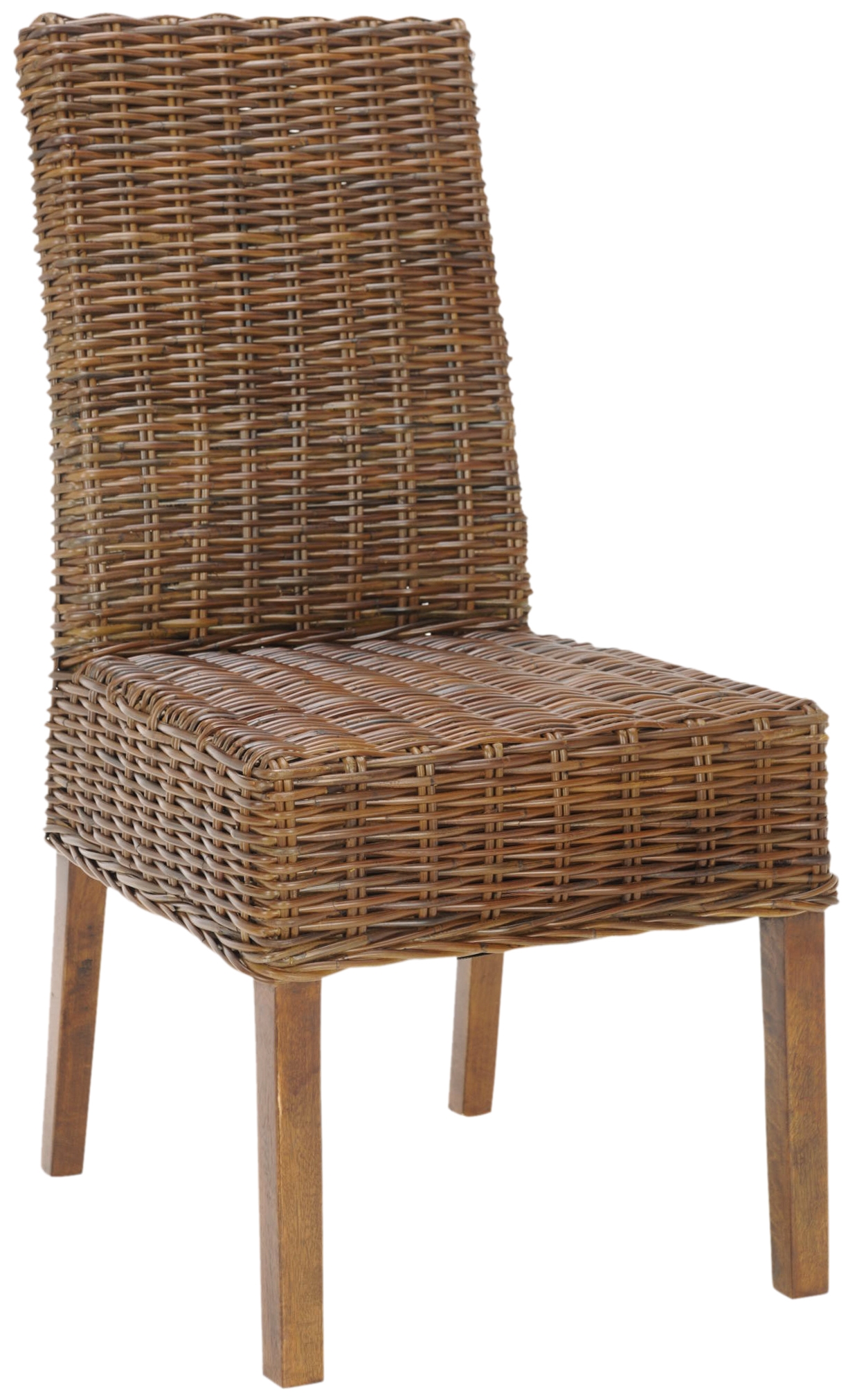 Sanibel 18''H Rattan Side Chair (Set Of 2) - Light Brown - Safavieh - Image 2