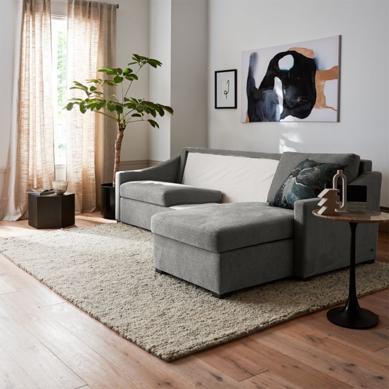 Fuller 2-Piece Queen Sleeper Sectional Sofa with Chaise Lounge - Image 5