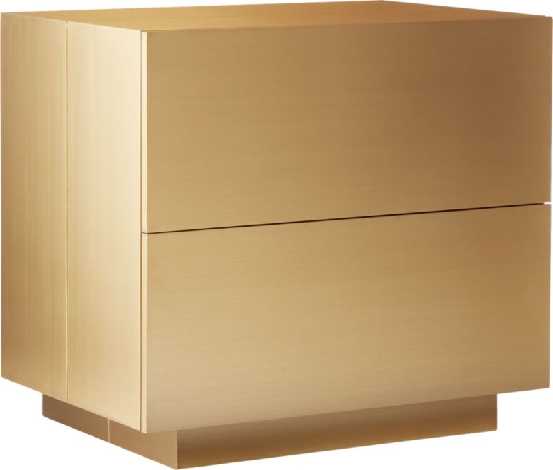 Penn Brass Clad Wide 2 Drawer File Cabinet - Image 3