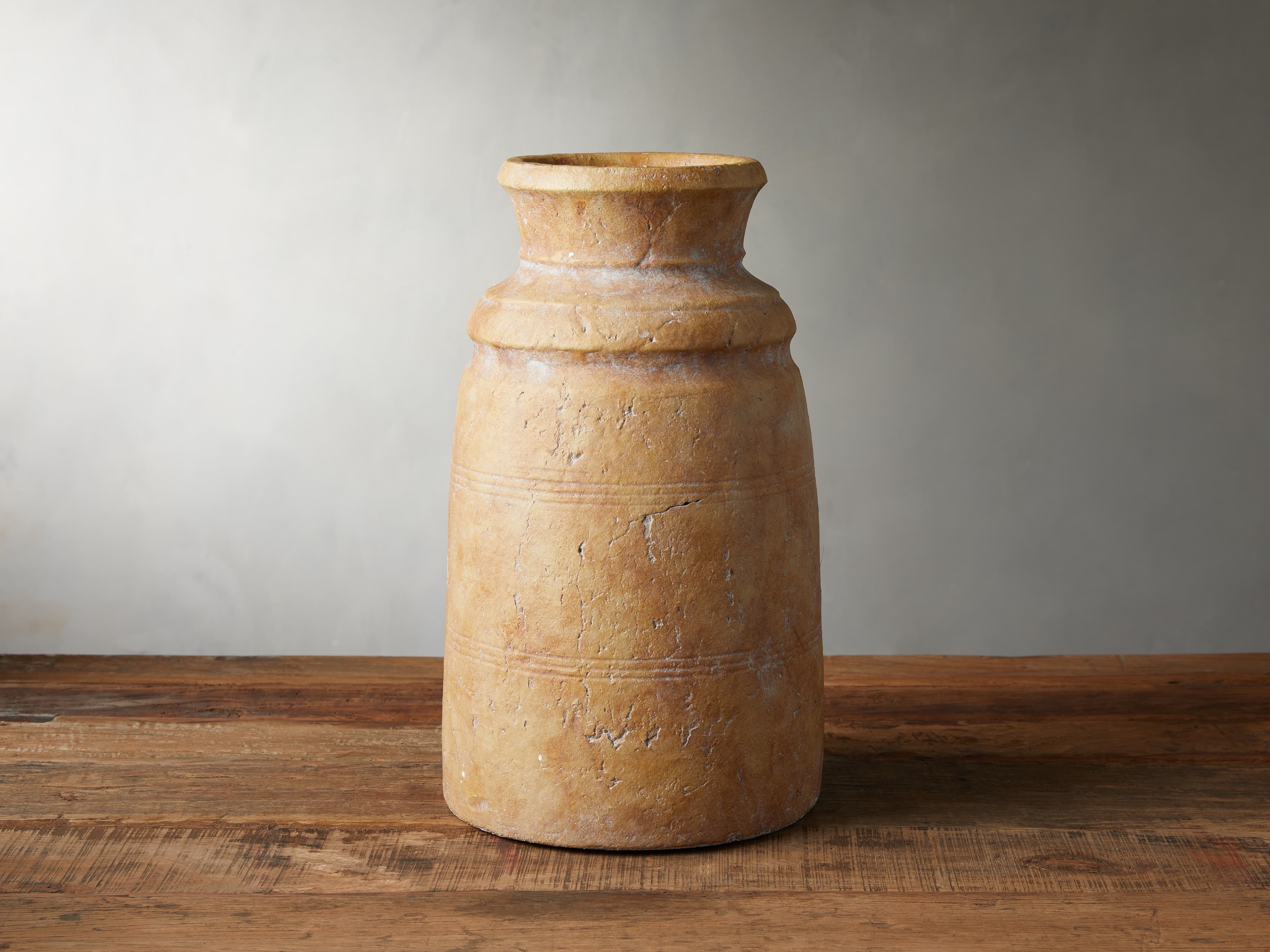 Jodphur Large Vase in Cement Brown - Image 0