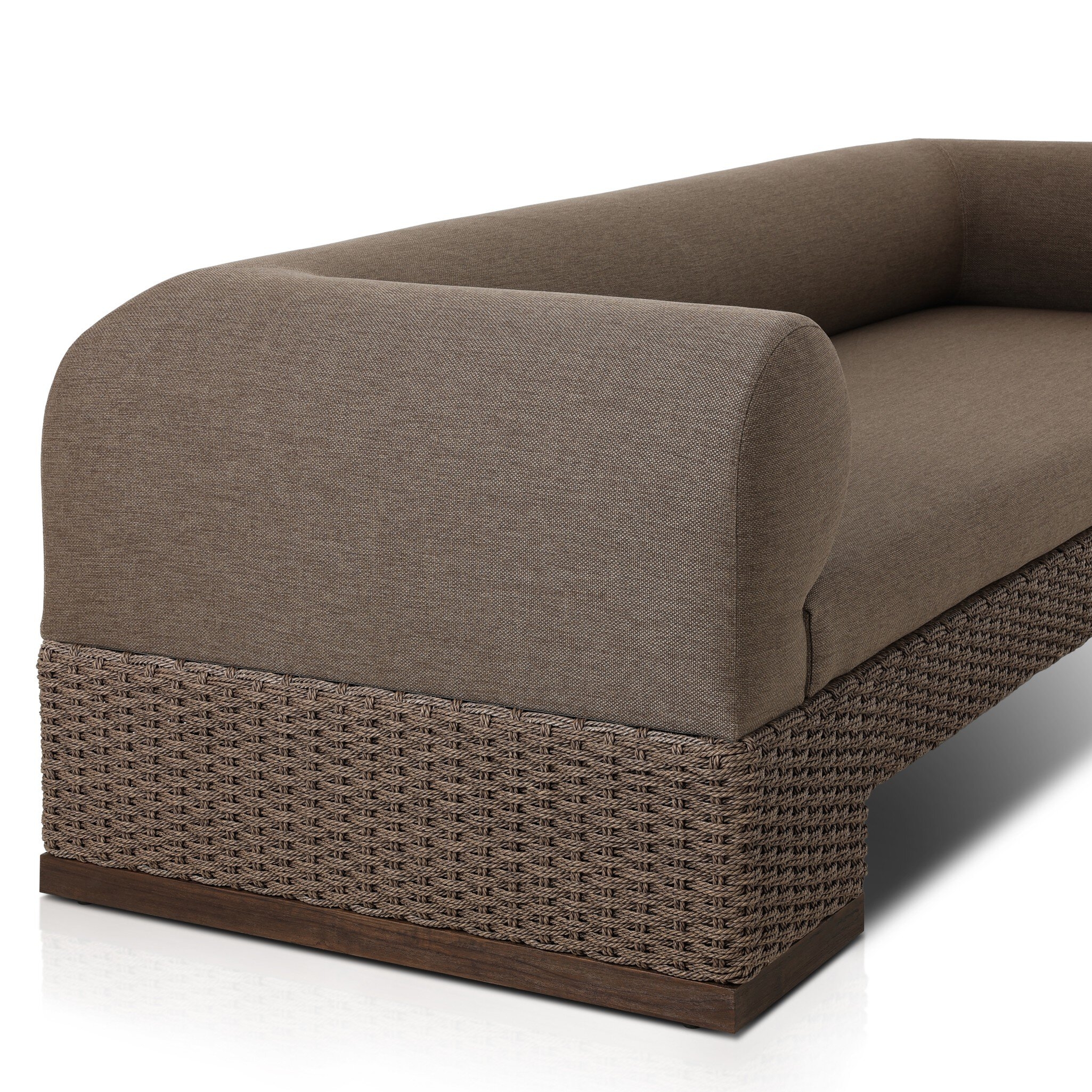 Joss Outdoor Sofa - Ellor Brown - Image 8