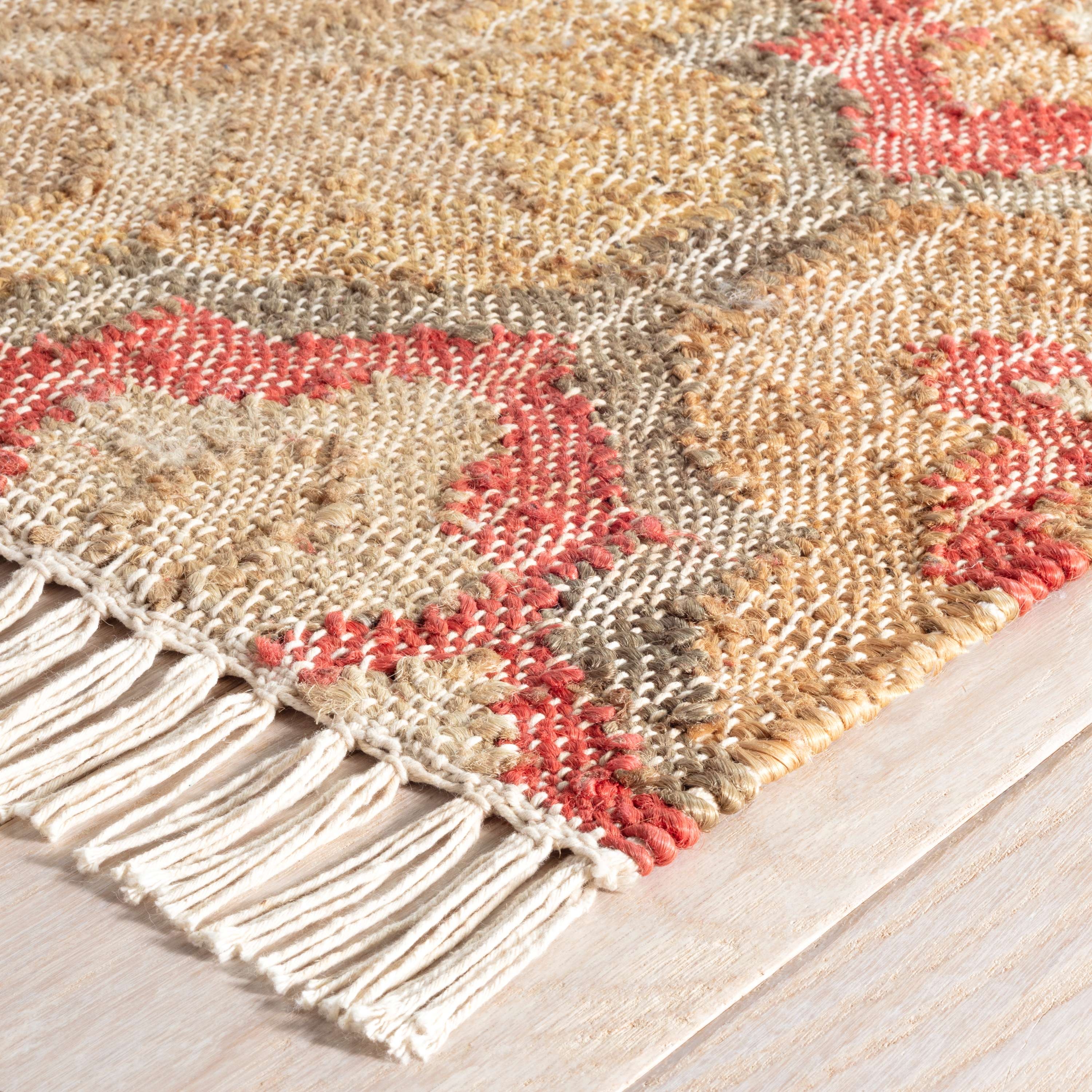 Pali Multi Handwoven Jute Rug - Image 3