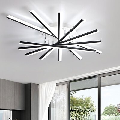 Amaani 7-Light 42.5" LED Semi Flush Mount - Image 0