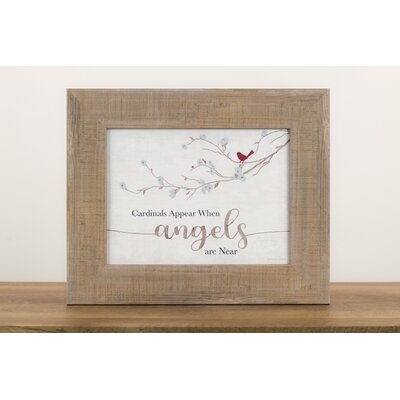 'Cardinals/Sympathy Cardinals Appear' - Picture Frame Graphic Art - Image 0
