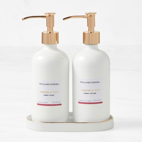 Home Fragrance Deluxe Hand Soap & Lotion 3-Piece Set, Jasmine and Yuzu - Image 0