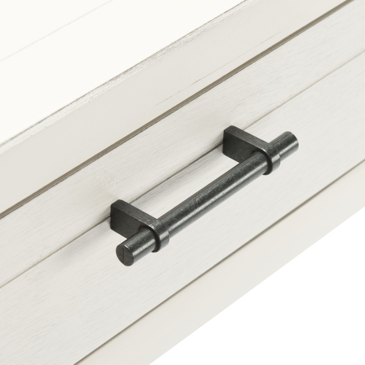 Filbert Writing Desk - Distressed White - Safavieh - Image 3