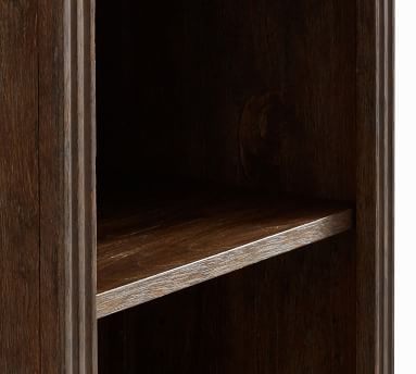 Livingston 17.5" x 80" Narrow Bookcase, Brown Wash - Image 4