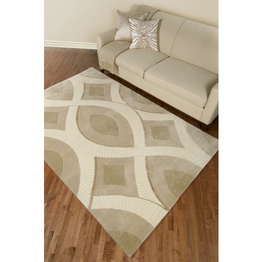 Decadent Beige Indoor 2' x 3' Handmade Rug - Image 0