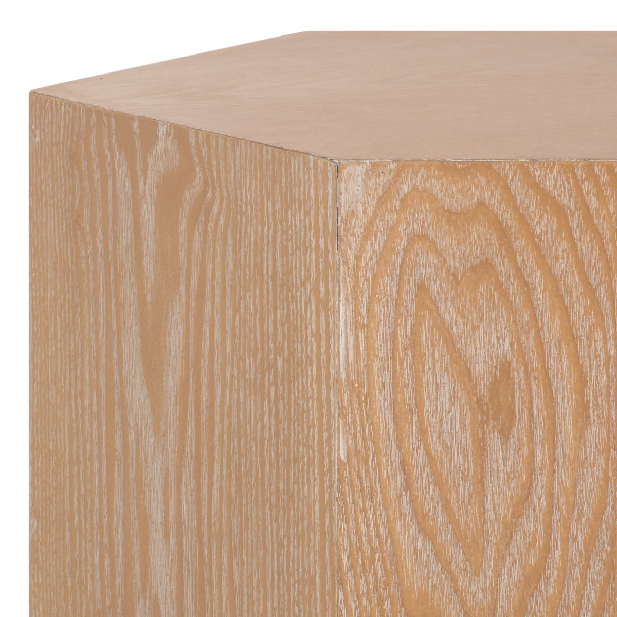 Barahan End Table - Bleached White - Safavieh - Image 2