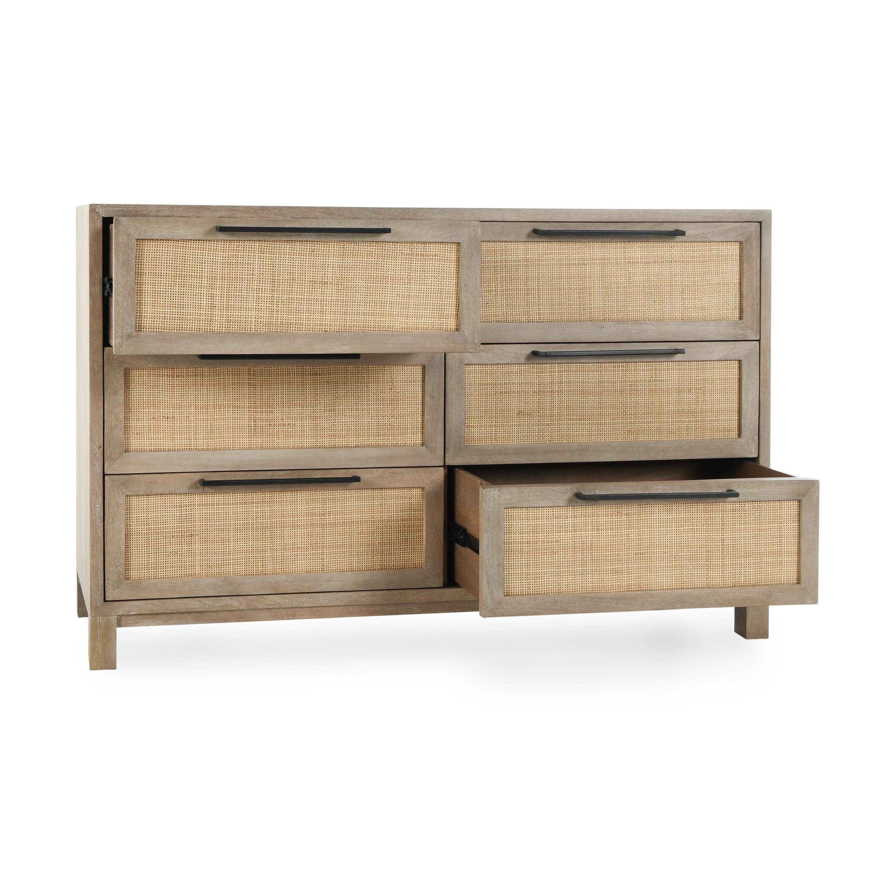 Jensen 6Dwr Dresser Taupe - Image 3