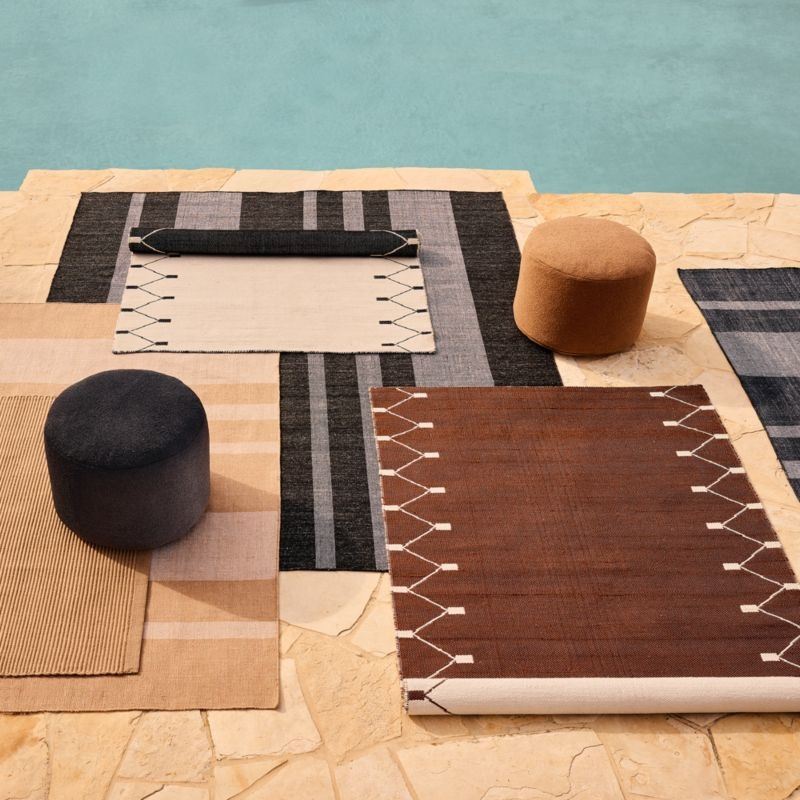 Diver Handwoven Ribbed Sand Indoor/Outdoor Performance Area Rug 12'x15' - Image 2