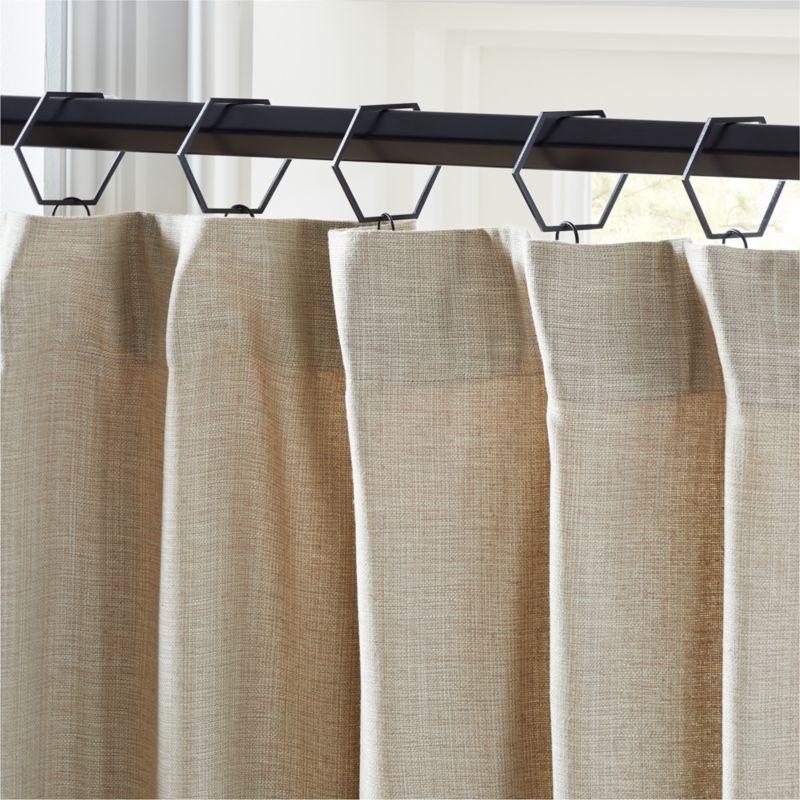 Mali Silk Natural Curtain Panel 48"x108" - Image 2