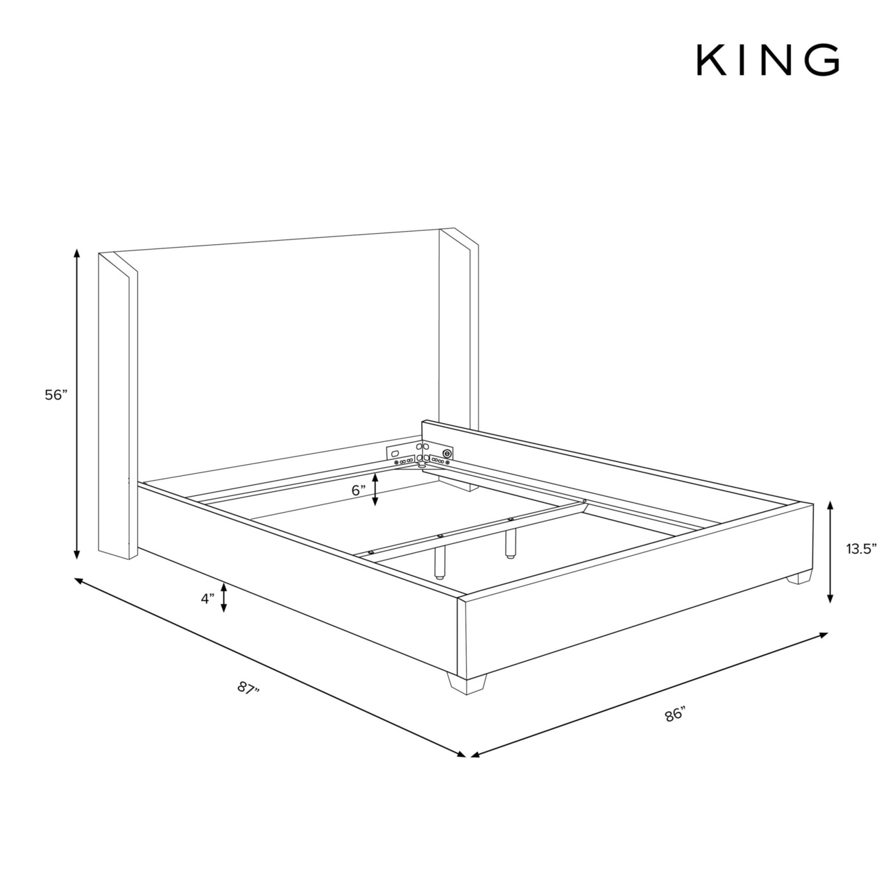 DISCONTINUED - Rhys Bed - Image 6