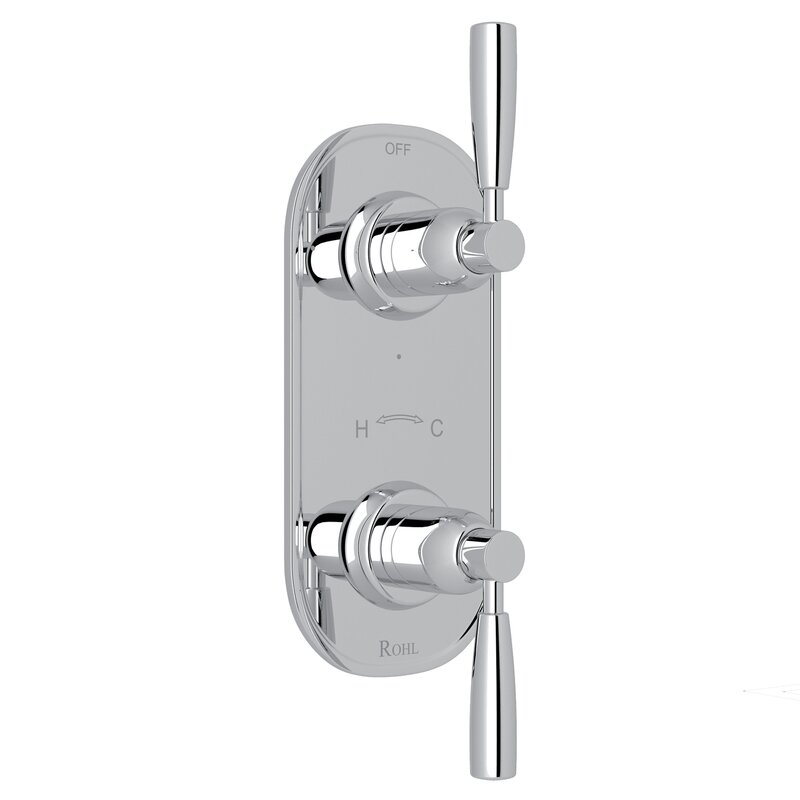 Perrin & Rowe Holborn™ 1/2"" Thermostatic Trim With Diverter - Image 0
