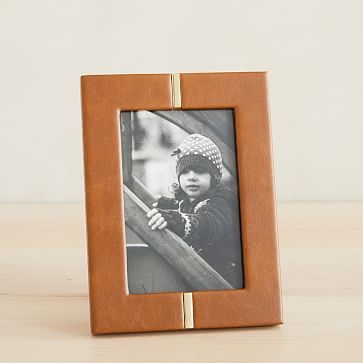 Anders Frames, Frame, Old Saddle Nut, Leather, 4x6 - Image 0
