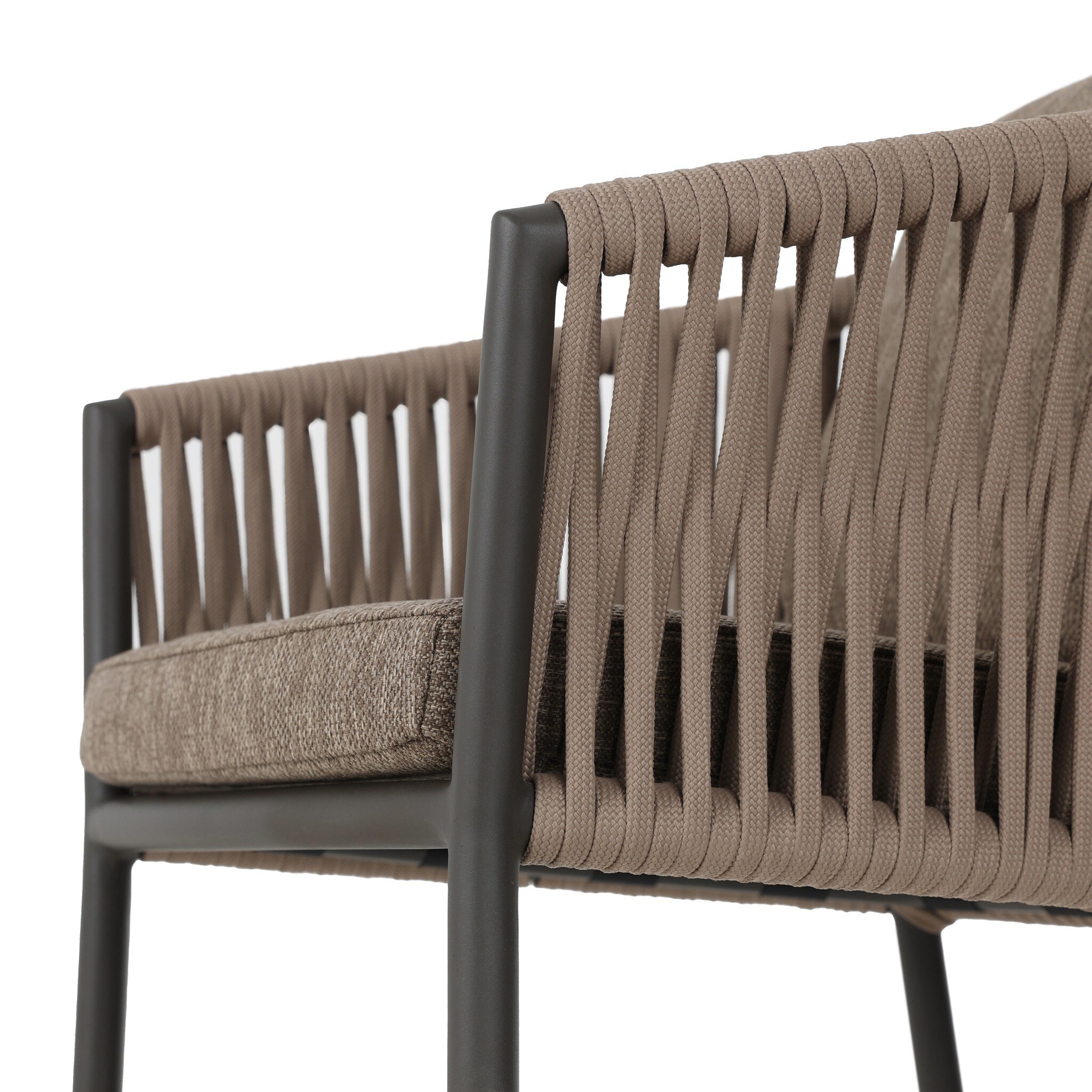 Porto Outdoor Bar & Counter Stool - Ellor Brown - Image 5