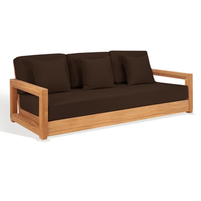 Melrose 76.55'' Teak Outdoor Sofa