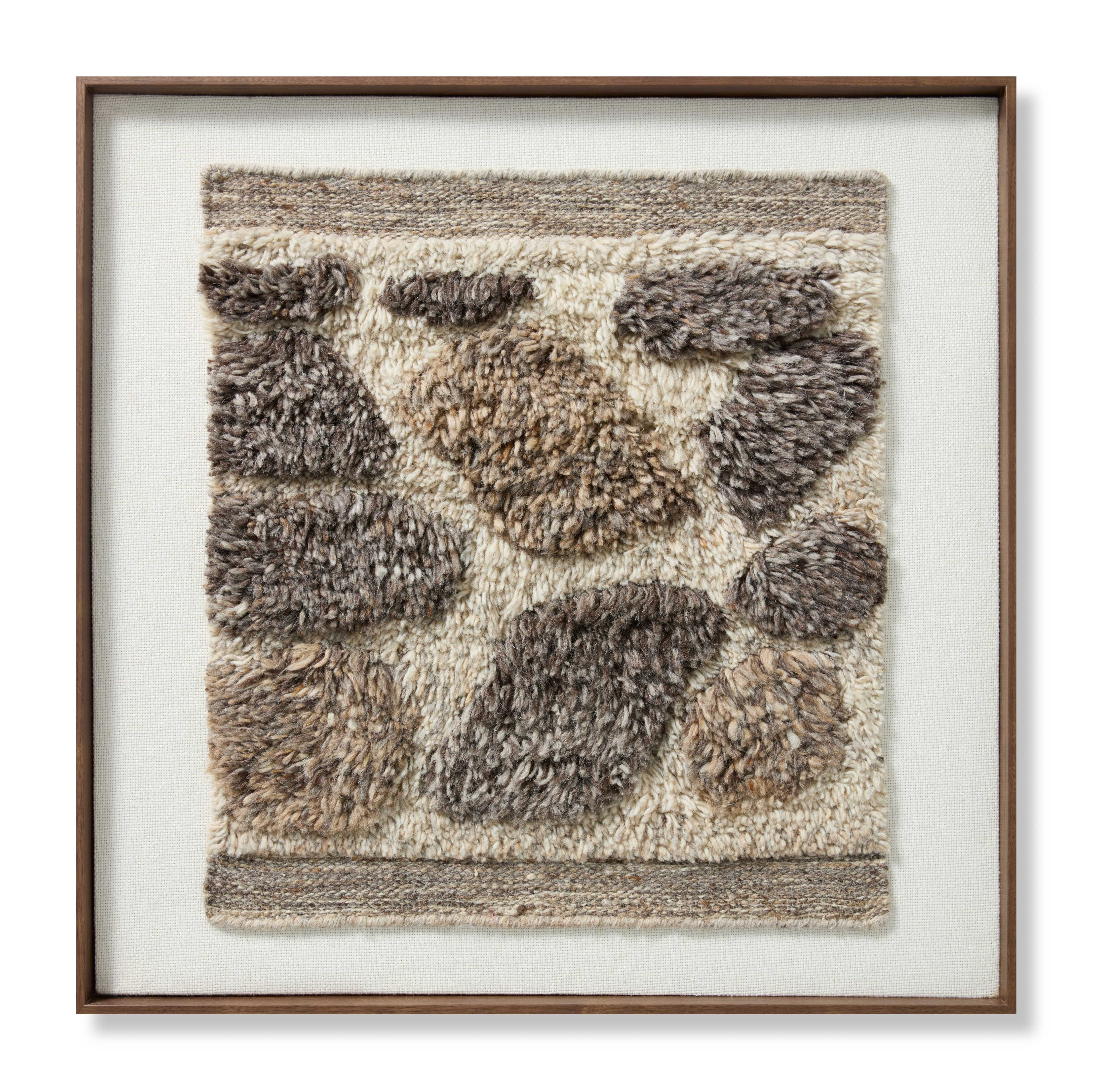 Loloi Stonewall Brown / Grey 2'-7" x 2'-7" Wall Art - Image 0