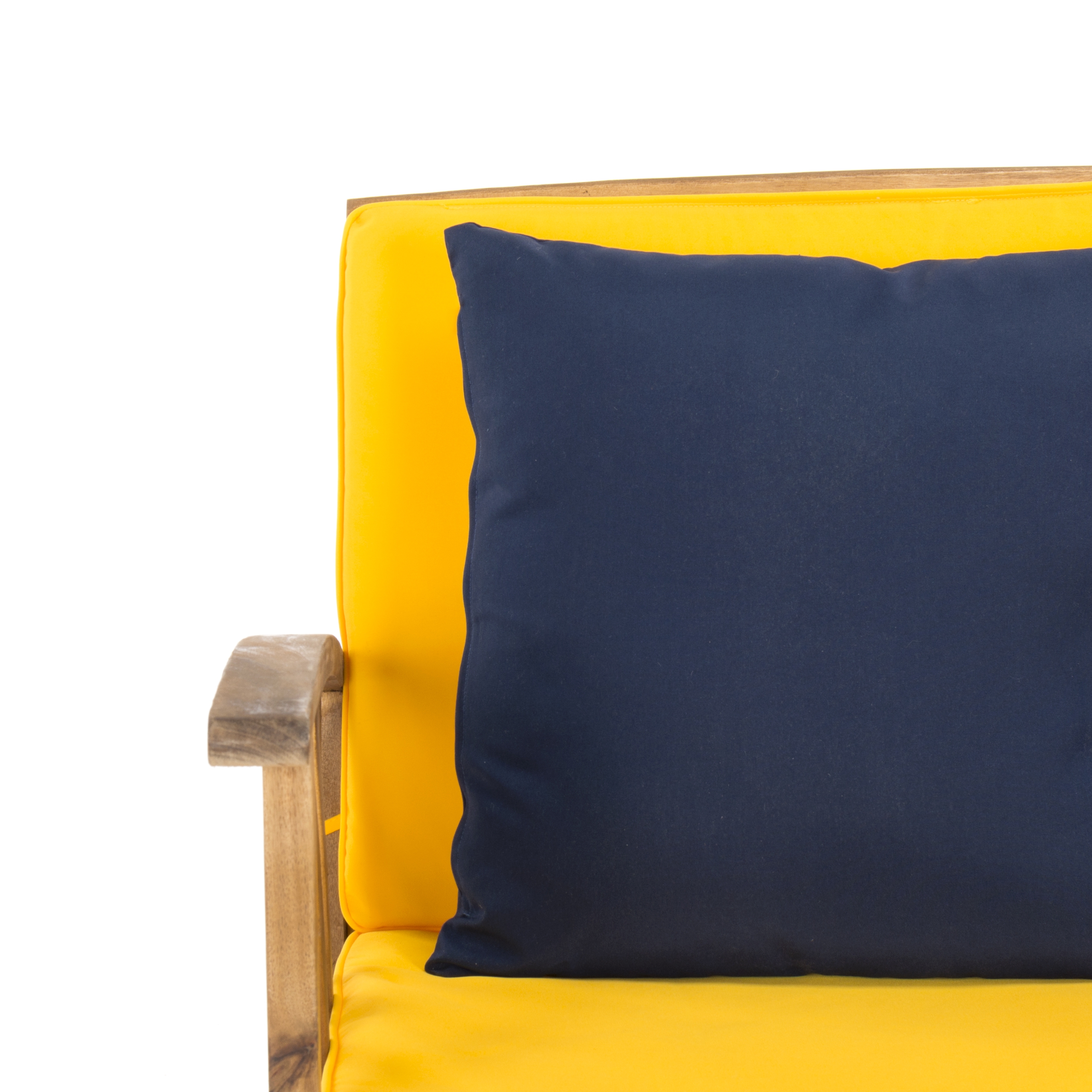 Fontana 4 Piece Outdoor Set - Natural Look/Yellow - Safavieh - Image 6