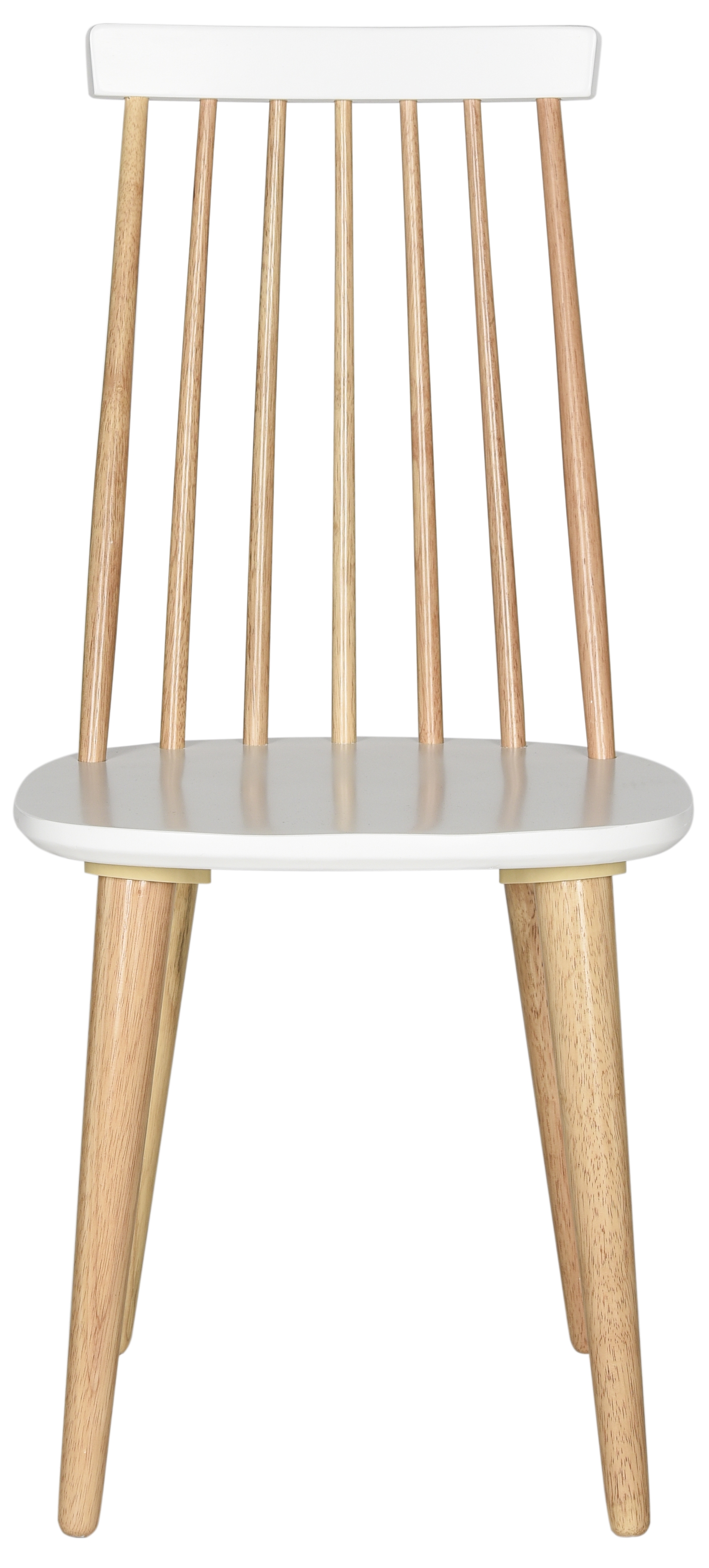 Burris 17''H Spindle Side Chair (Set of 2) - Natural/White - Arlo Home - Image 0