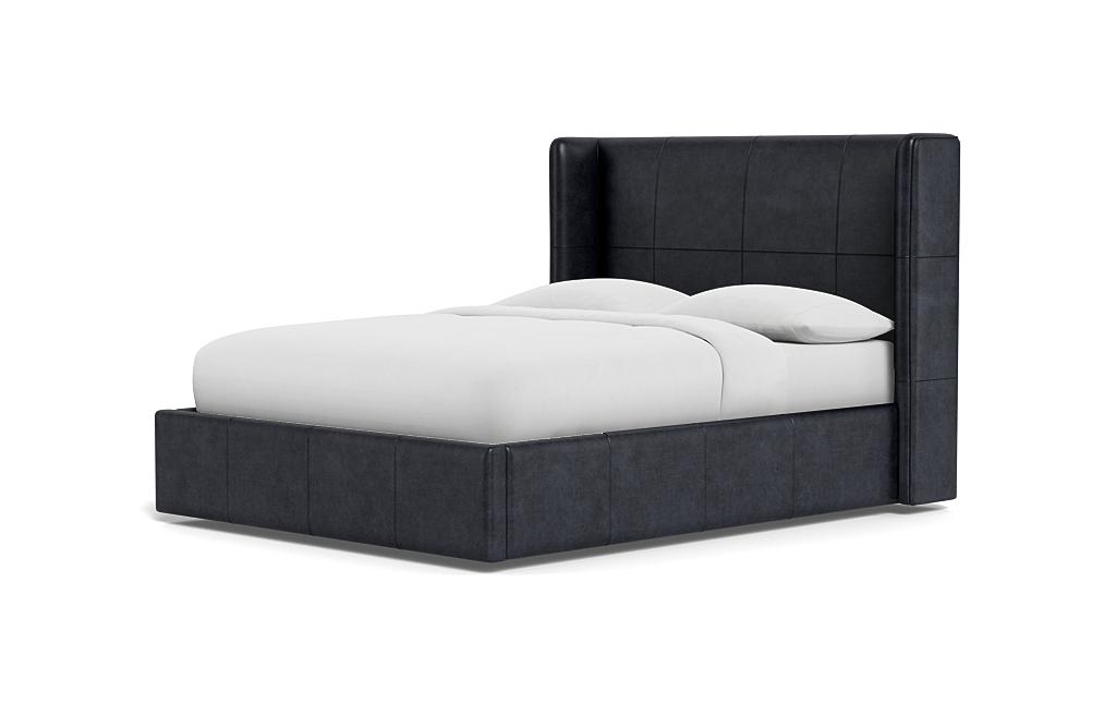 Graham Leather Upholstered Bed with Storage Option - Image 2