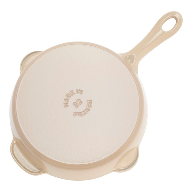 Staub ® 8.5" Sesame Enameled Cast Iron Traditional Deep Skillet - Image 4
