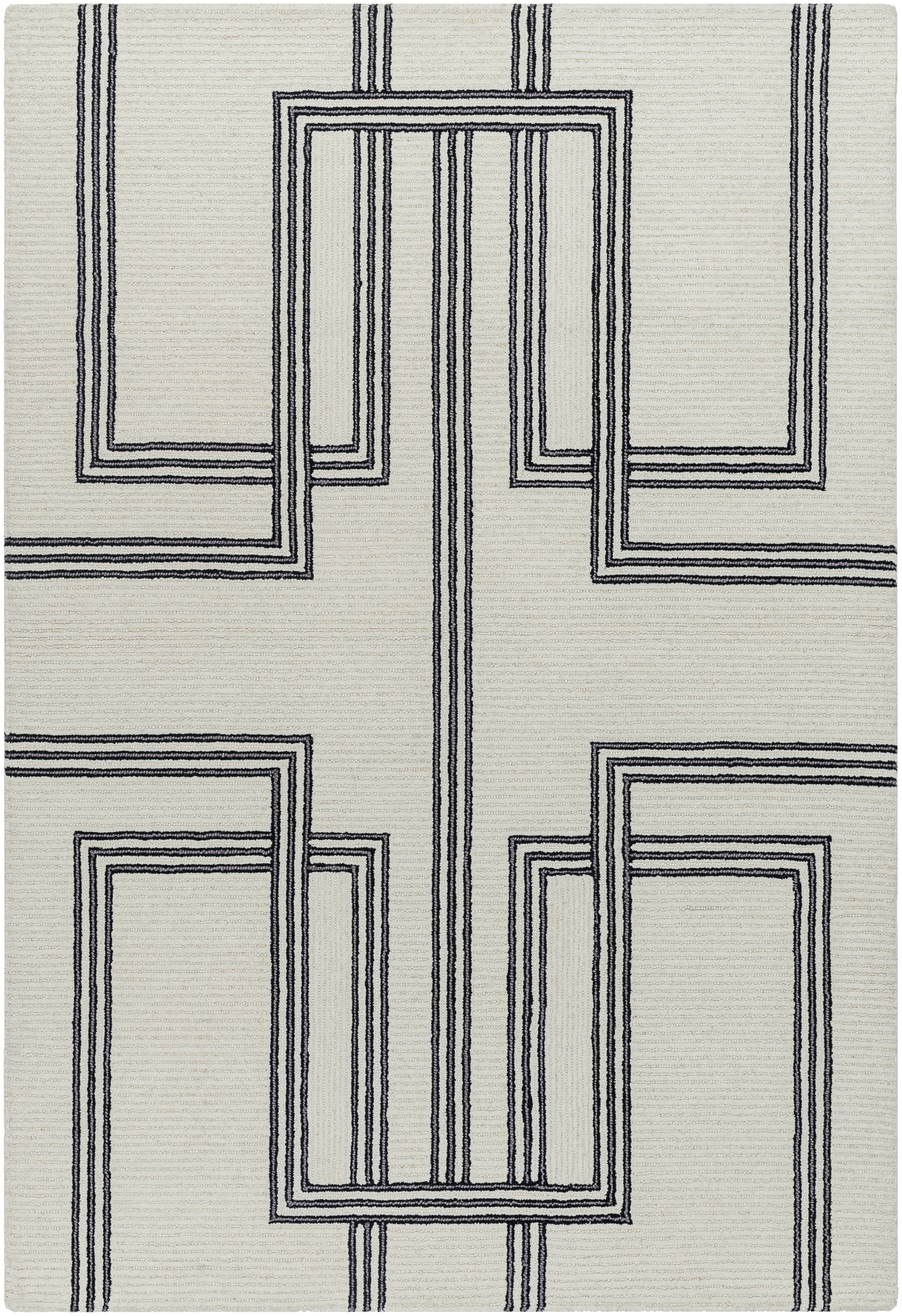 Rossi Beige Indoor 8' x 10' Handmade Rug - Image 0