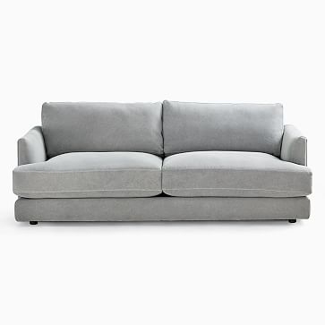 Haven Sofa, Chenille Tweed, Frost Gray, Concealed Support, Trillium - Image 1