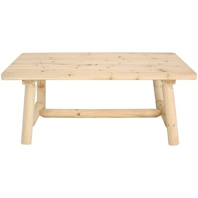 Frias Solid Wood Trestle Coffee Table - Image 0