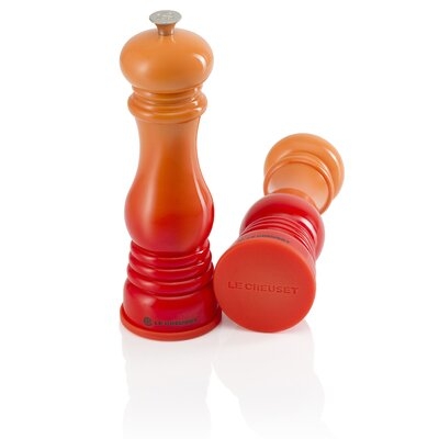 Le Creuset Silicone Set of 2 Salt and Pepper Mill Caps - Image 0