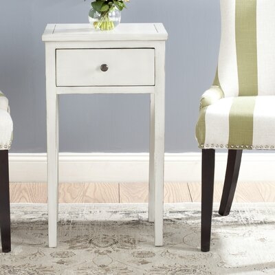 Joanna Solid Wood End Table with Storage - Image 0