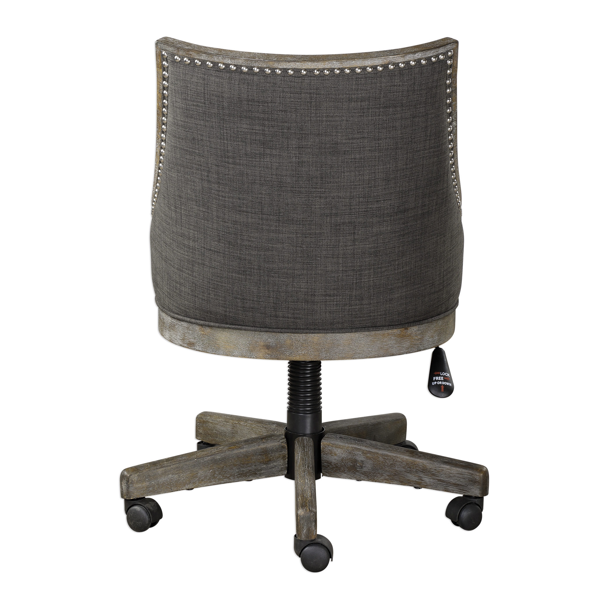 Aidrian Charcoal Desk Chair - Image 4