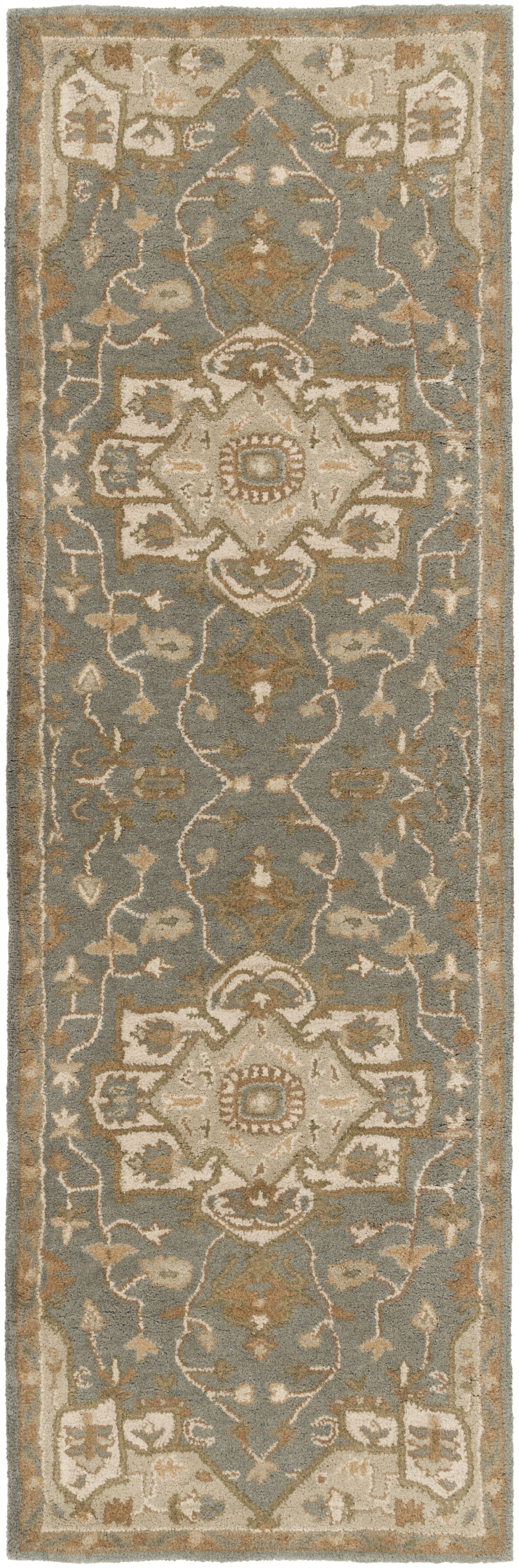 Caesar Brown Indoor 2'6" x 8' Handmade Rug - Image 0