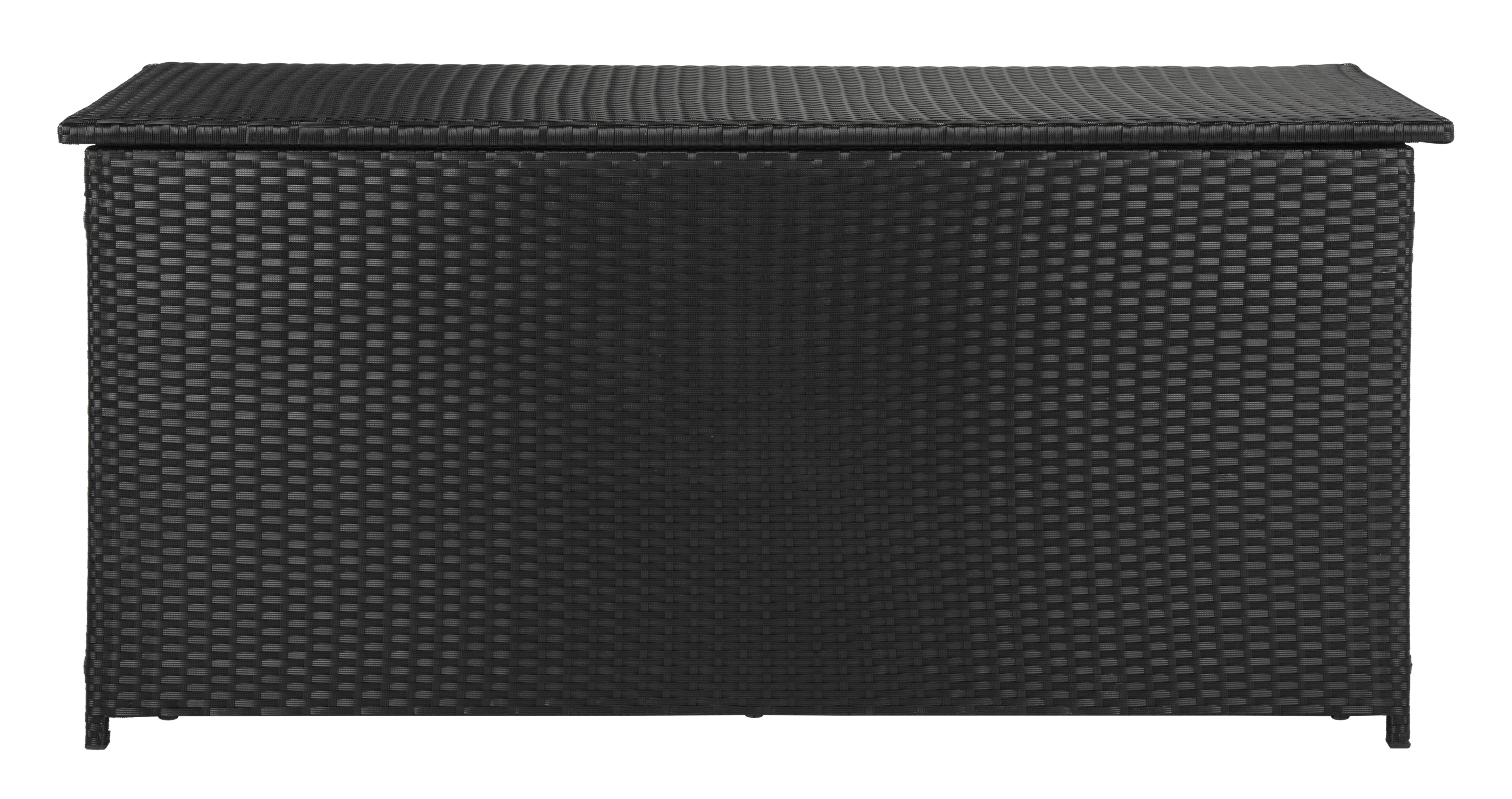 Cosima 53-Inch W 13 Gallon Outdoor Storage Box - Black - Safavieh - Image 0