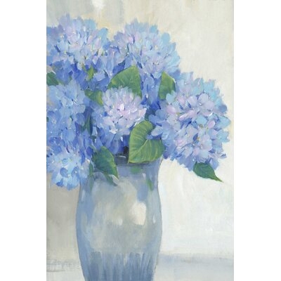 Blue Hydrangeas In Vase I - Image 0