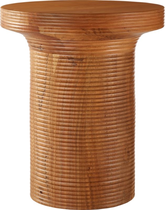 Trill Round Wood Side Table - Image 0