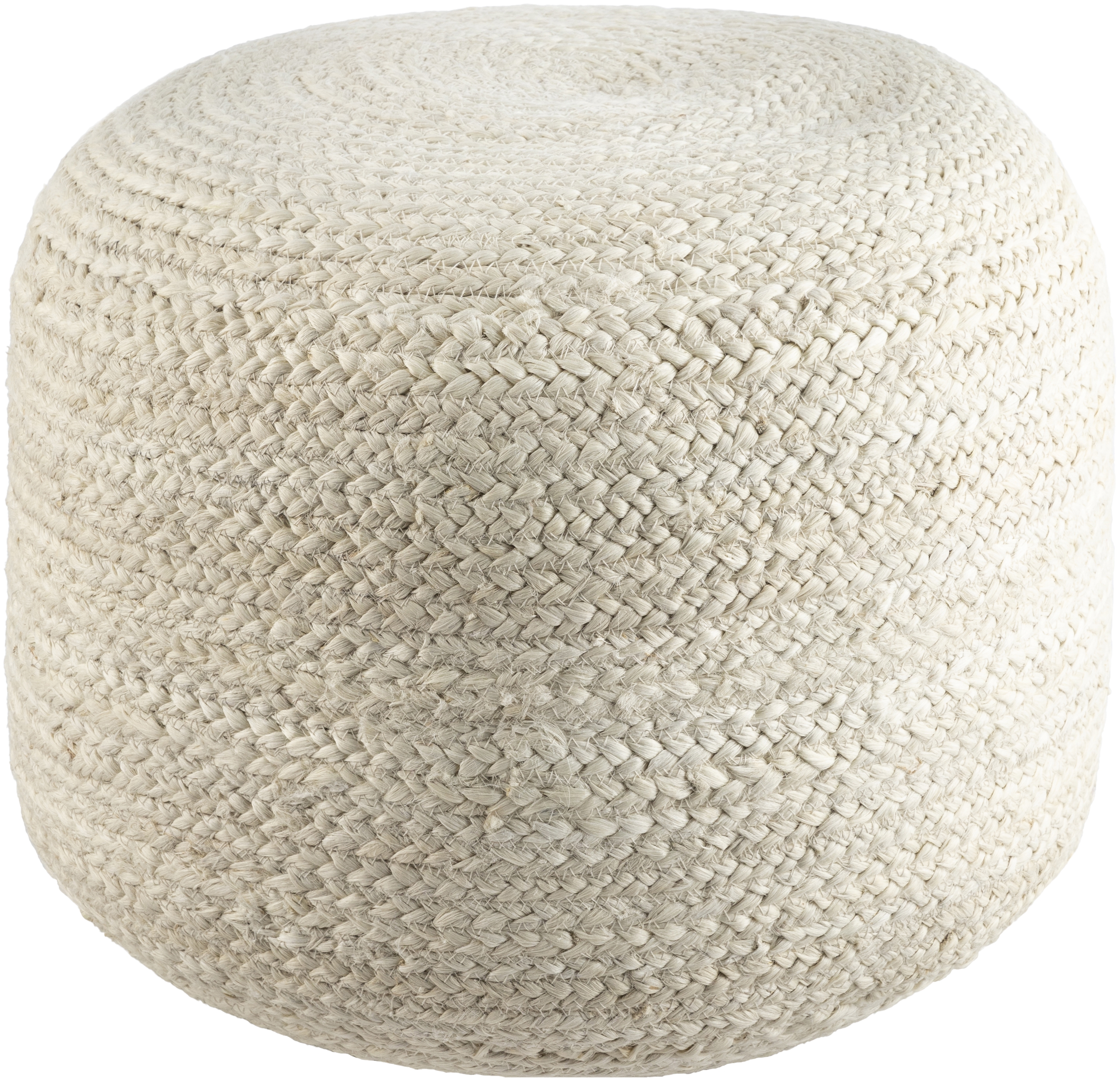 Livabliss Budapest Woven Pouf - Image 0