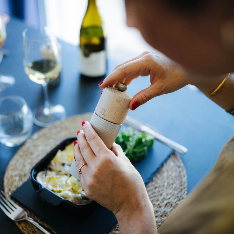 Peugeot Line Natural Wood 7" Salt Mill - Image 1