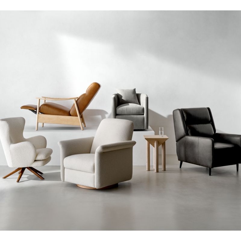 Drew Small Swivel Accent Chair - Image 2