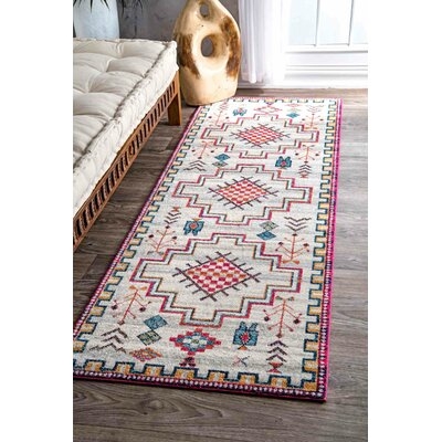 Southwestern Yellow/Red/Blue Area Rug - Image 0
